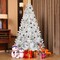 Edge Collections - 7.5' - White - Fluffy Prelit Artificial Christmas Tree - 1 Piece